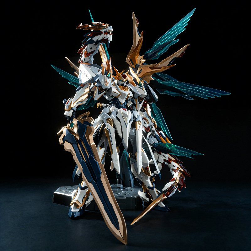 Model Kit Baki - Emperor Huang 1/100 Alloy Skeleton Mecha