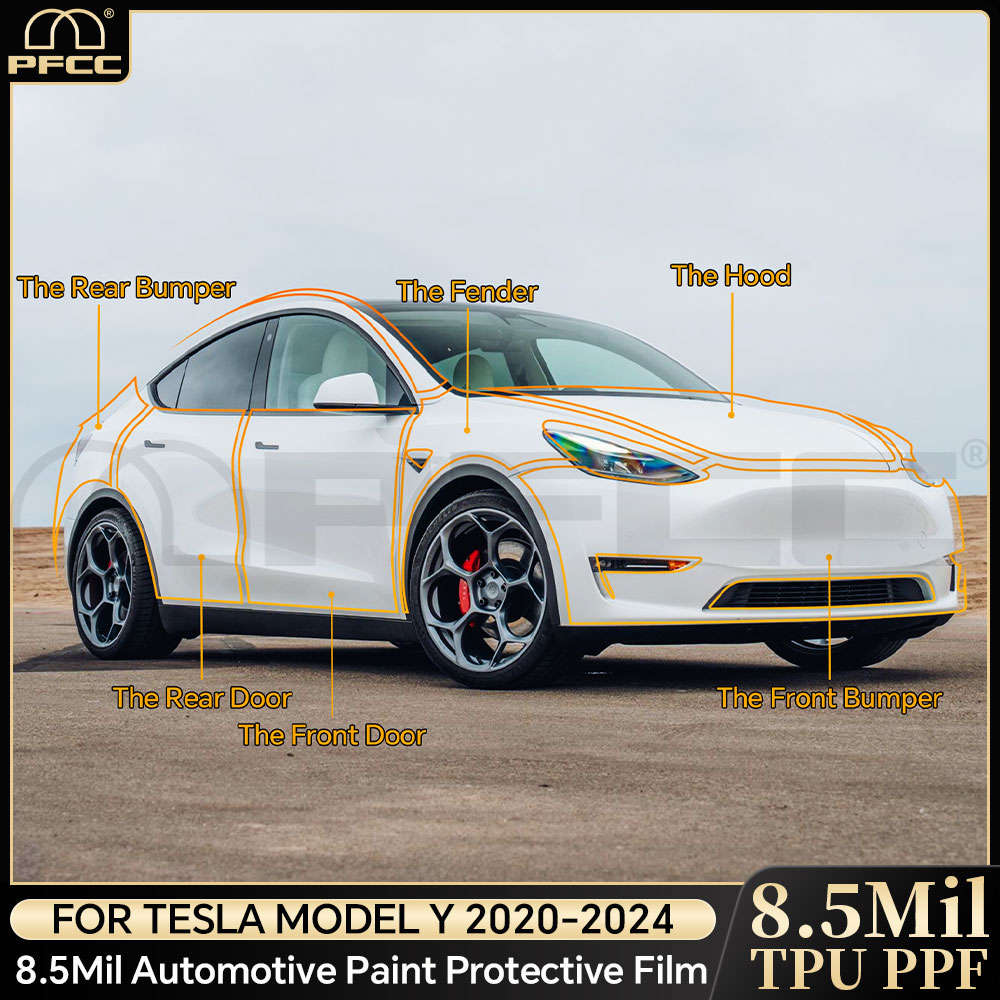 Logo Model Kit - Pre-cut Protection Film for Tesla Model
