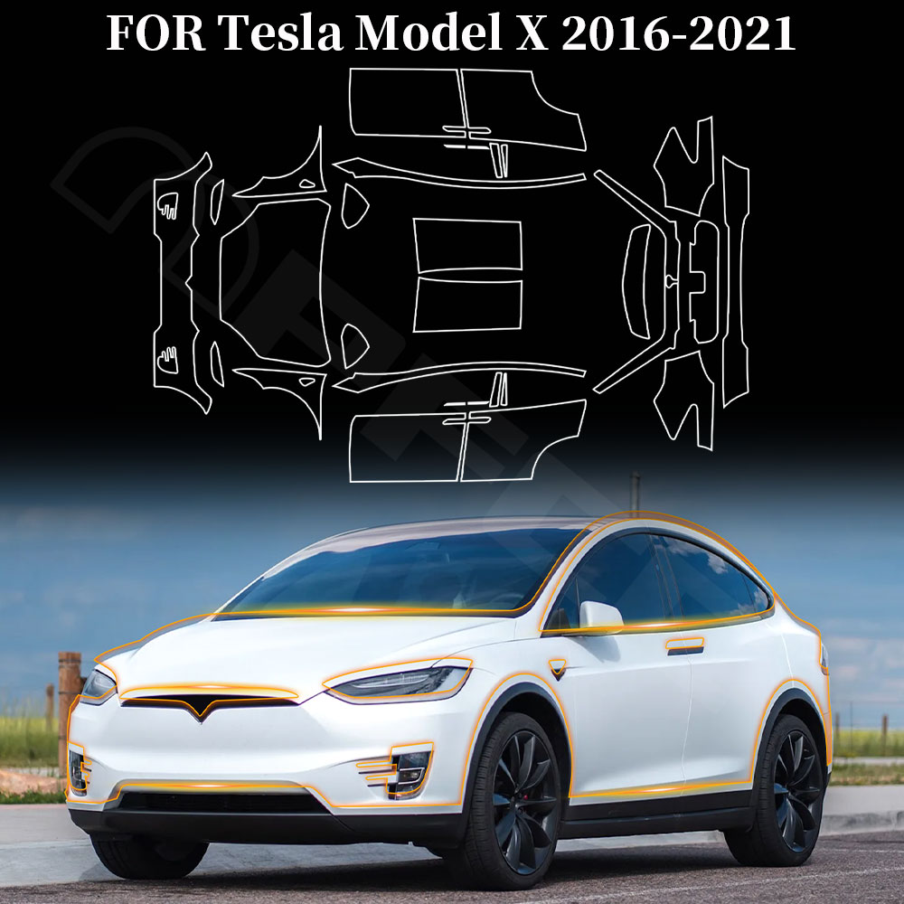 Logo Model Kit - For Tesla Model X 2016-2021 Pre-Cut