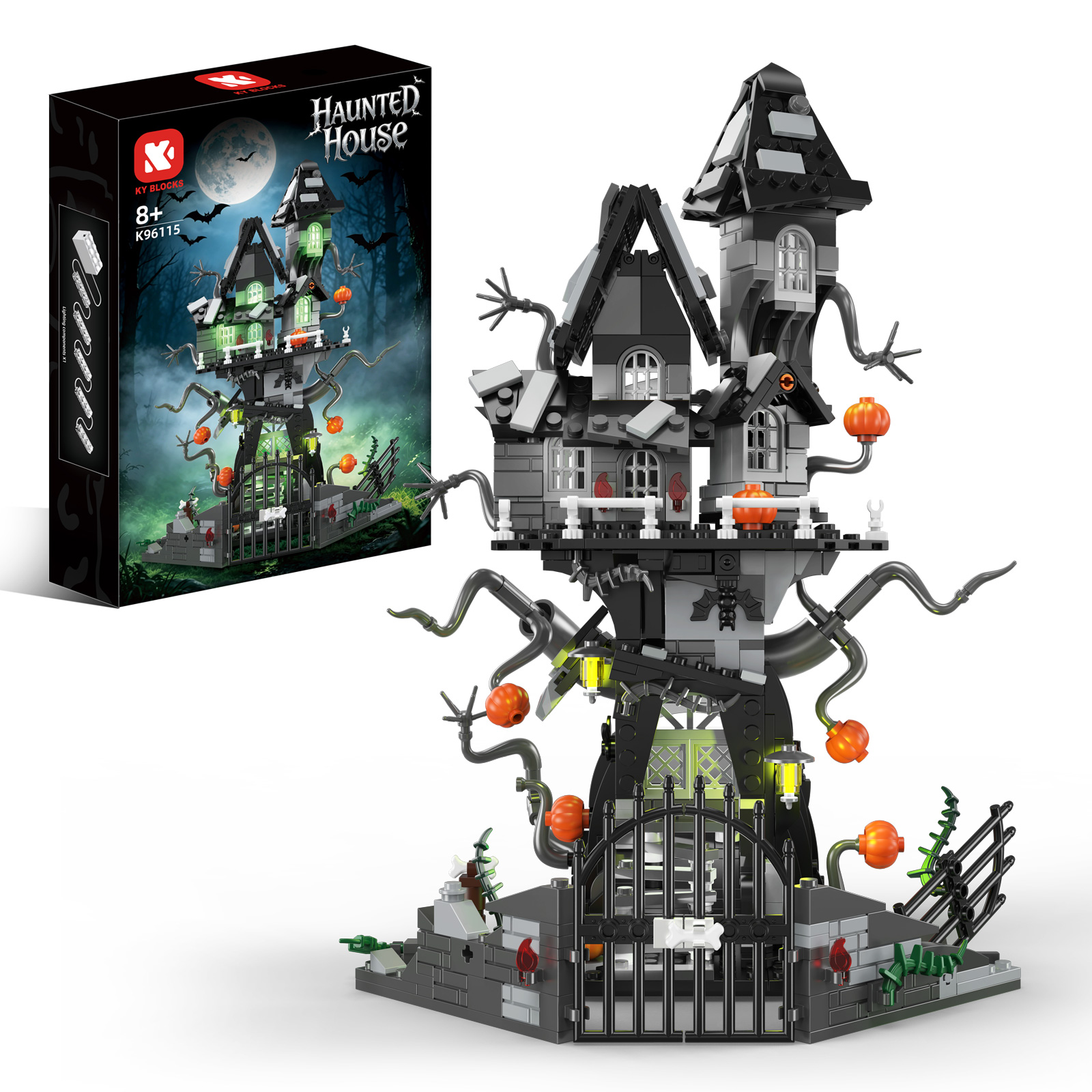 Plastic Model Paint - K96115 Halloween Nightmareal Castle Building Blocks