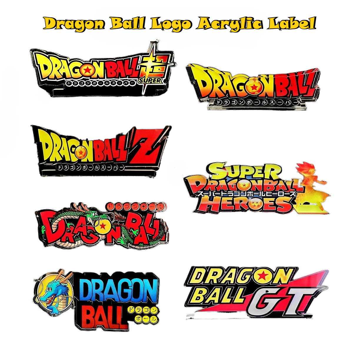 Logo Model Kit - Anime Dragon Ball LOGO Base Whole