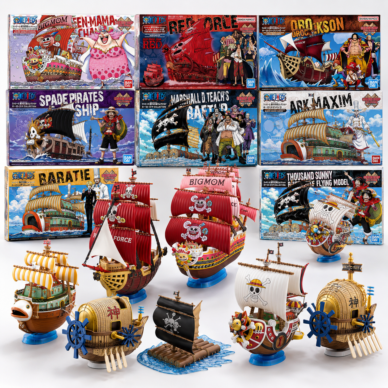 Model Kit One Piece Going Merry - Bandai One Piece Grand Ship Collection