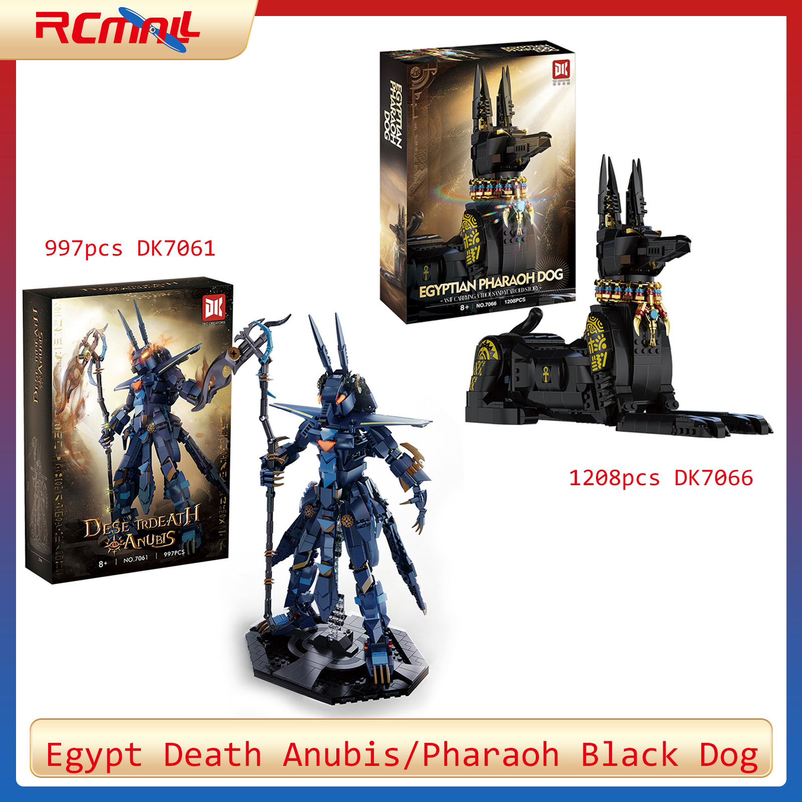 Model Kit Anubis - Egypt Death Anubis Building Block Model