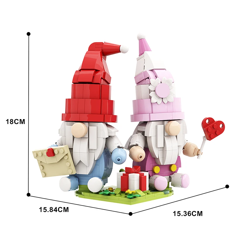 Model Kit In Era - Valentine's Day Faceless Doll Building Blocks