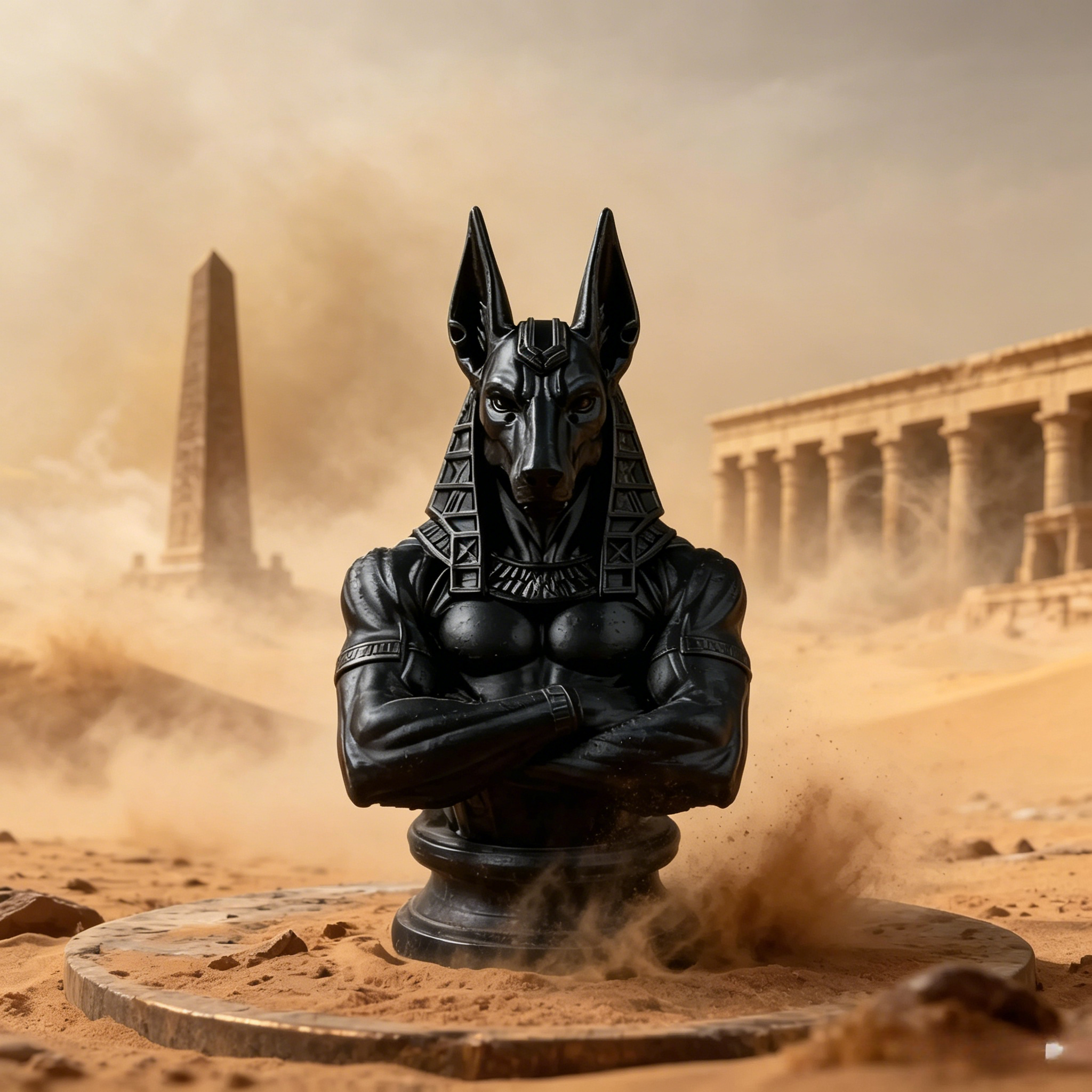 Anubis Bust Figurine 3D Printe - Model Kit Anubis reseña y precio