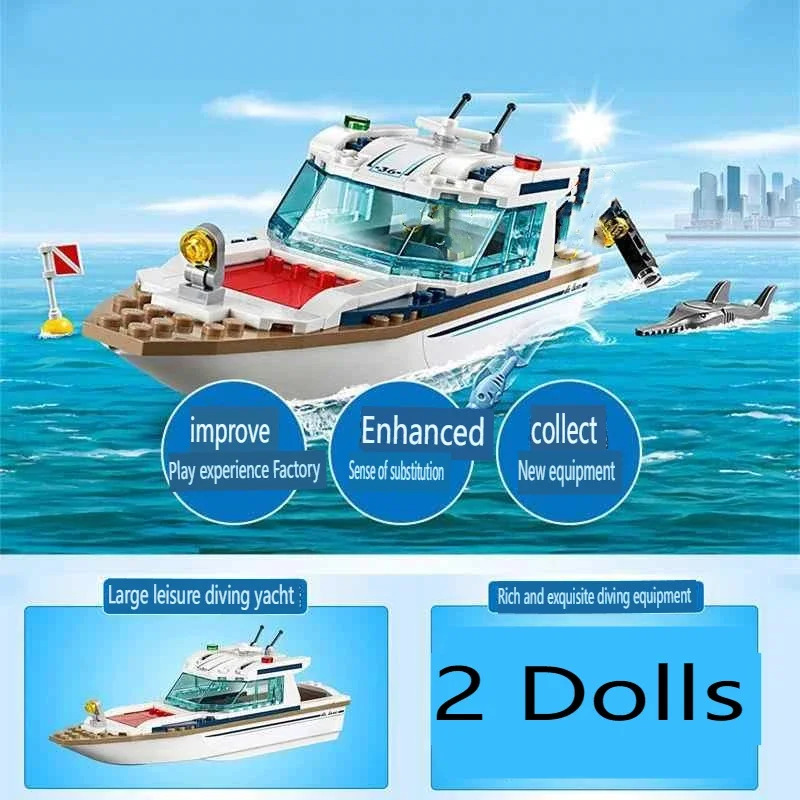 City Series 60221 Sunshine Div - Model Kit Yacht reseña y precio