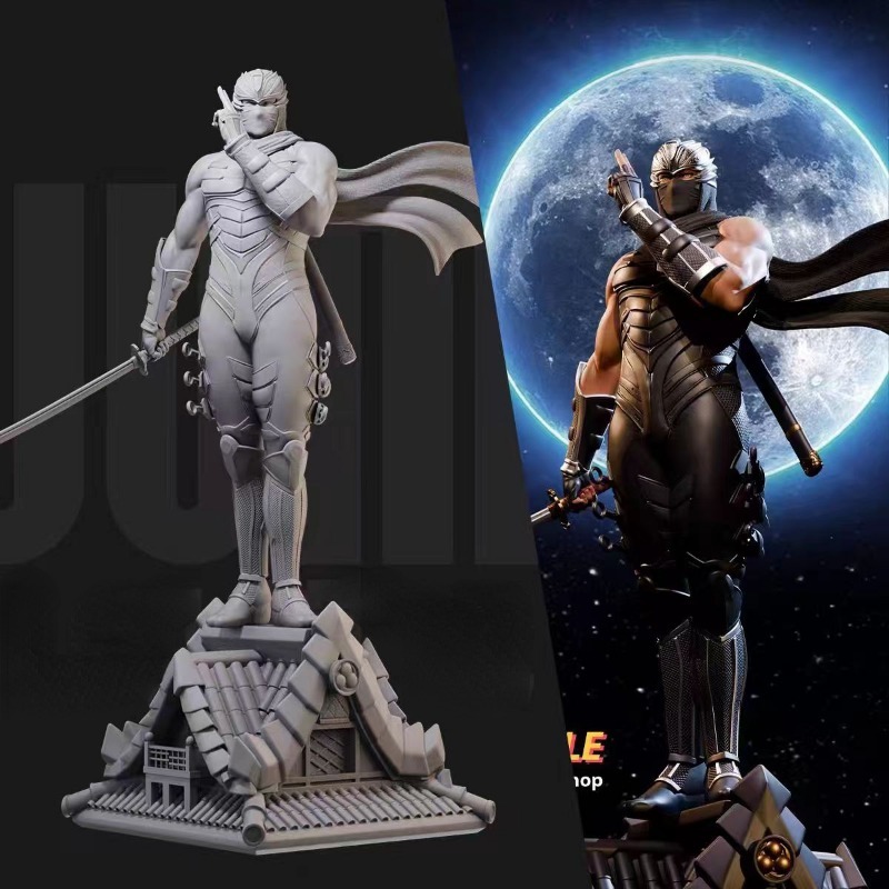 1/24  Miniature Black Robe Nin - Model Kit Baki reseña y precio