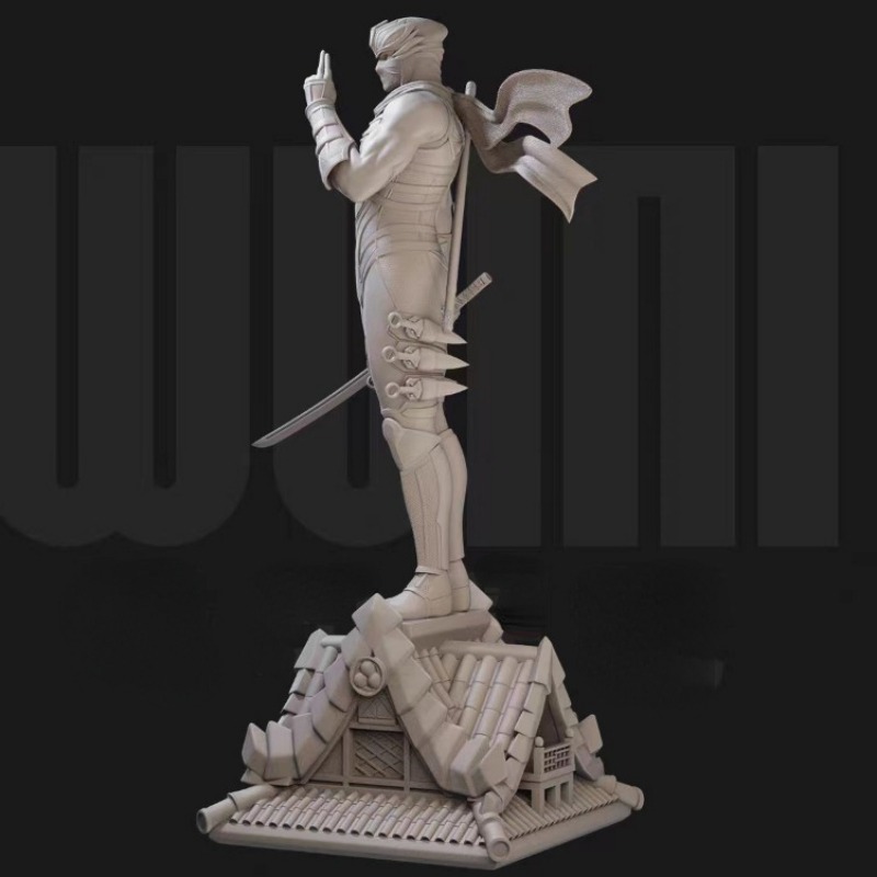 1/24  Miniature Black Robe Nin - Model Kit Baki reseña y precio