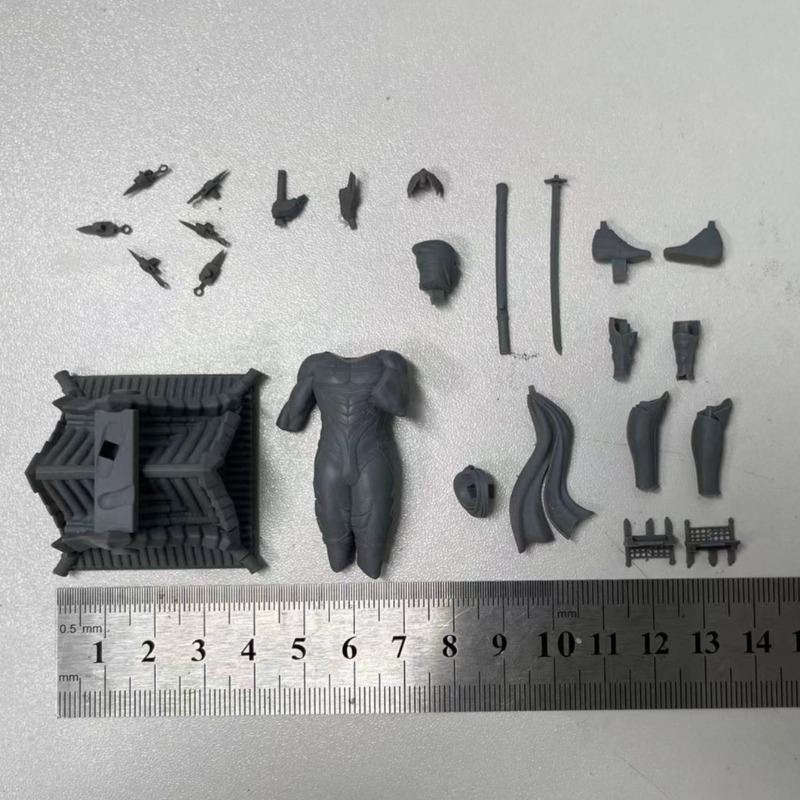1/24  Miniature Black Robe Nin - Model Kit Baki reseña y precio
