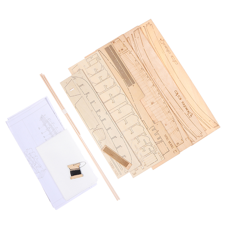1pcs Chinese sand boat wooden  - Model Kit Yacht reseña y precio