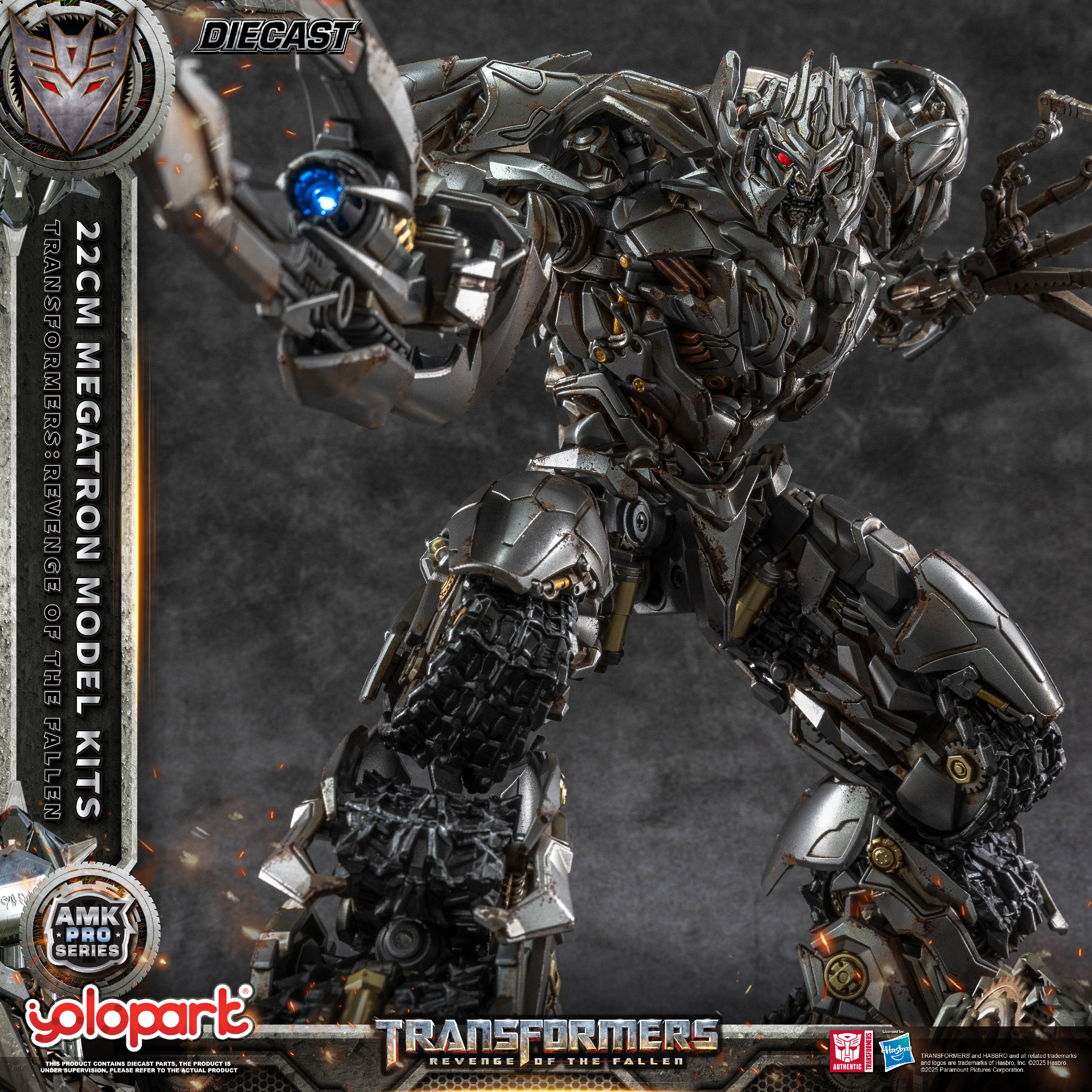 YOLOPARK 22cm Megatron AMK PRO - Model Kit Yolopark reseña y precio