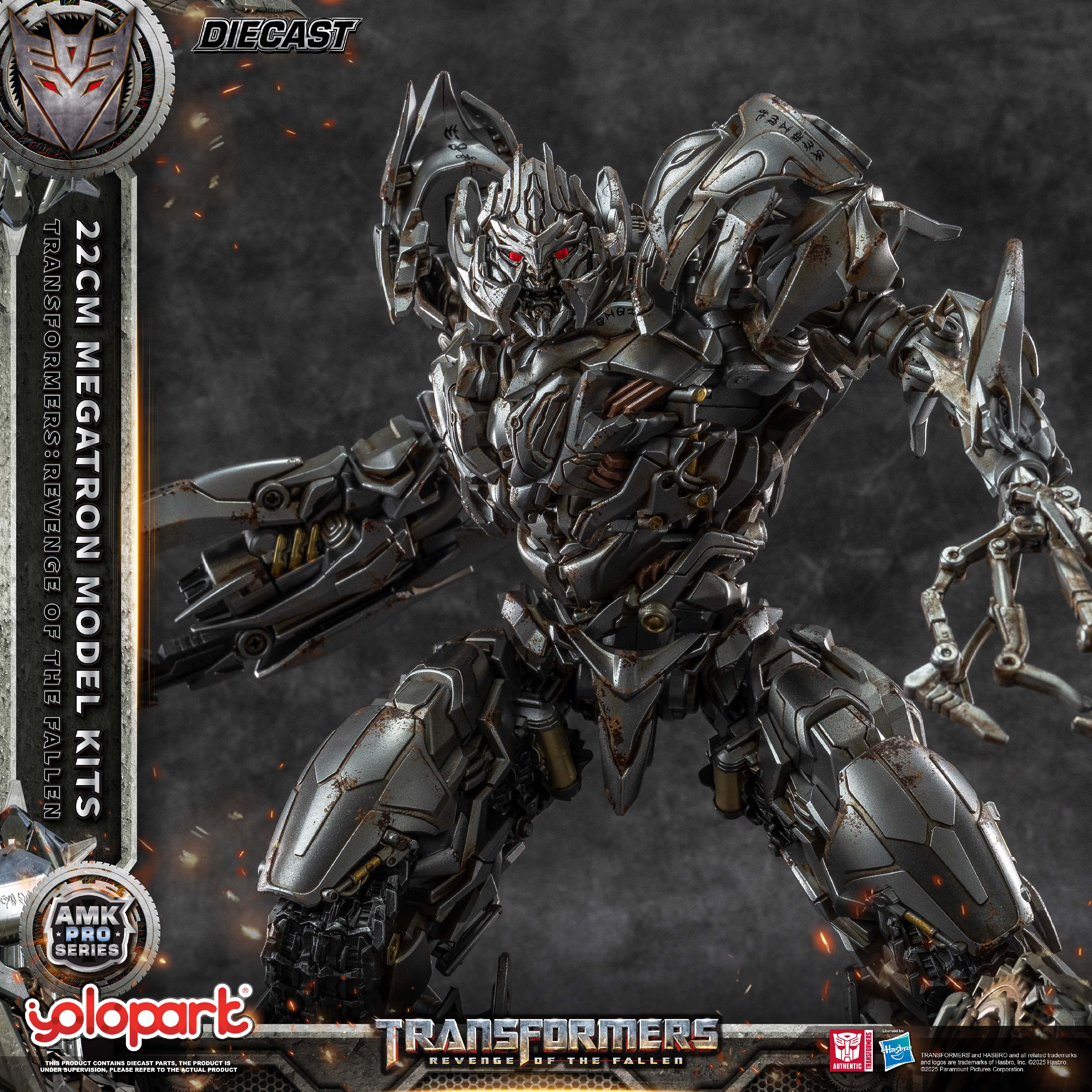 YOLOPARK 22cm Megatron AMK PRO - Model Kit Yolopark reseña y precio