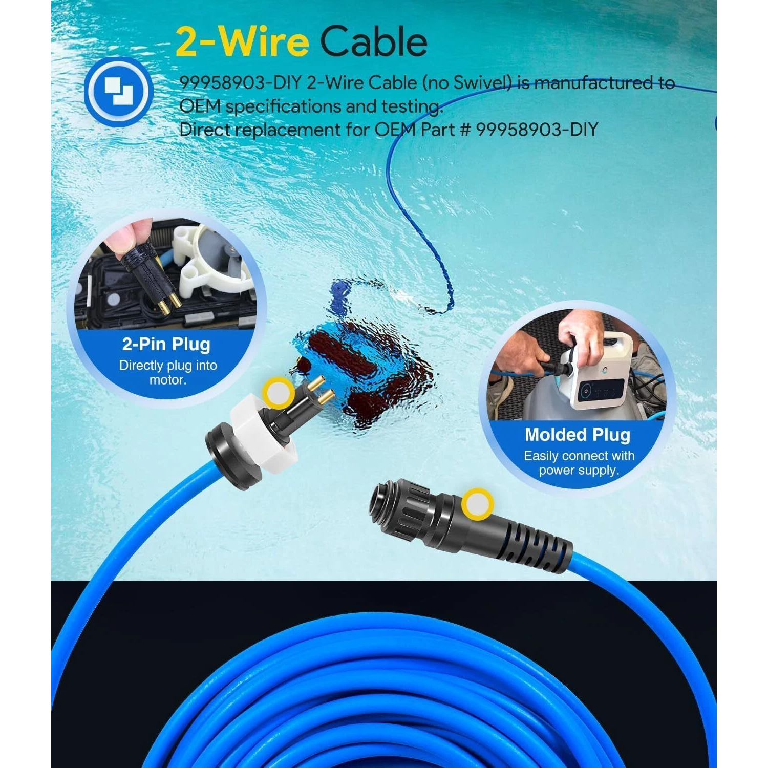 99958903-DIY Cable Cord, 2 Wir - Model Kit Lancelot reseña y precio