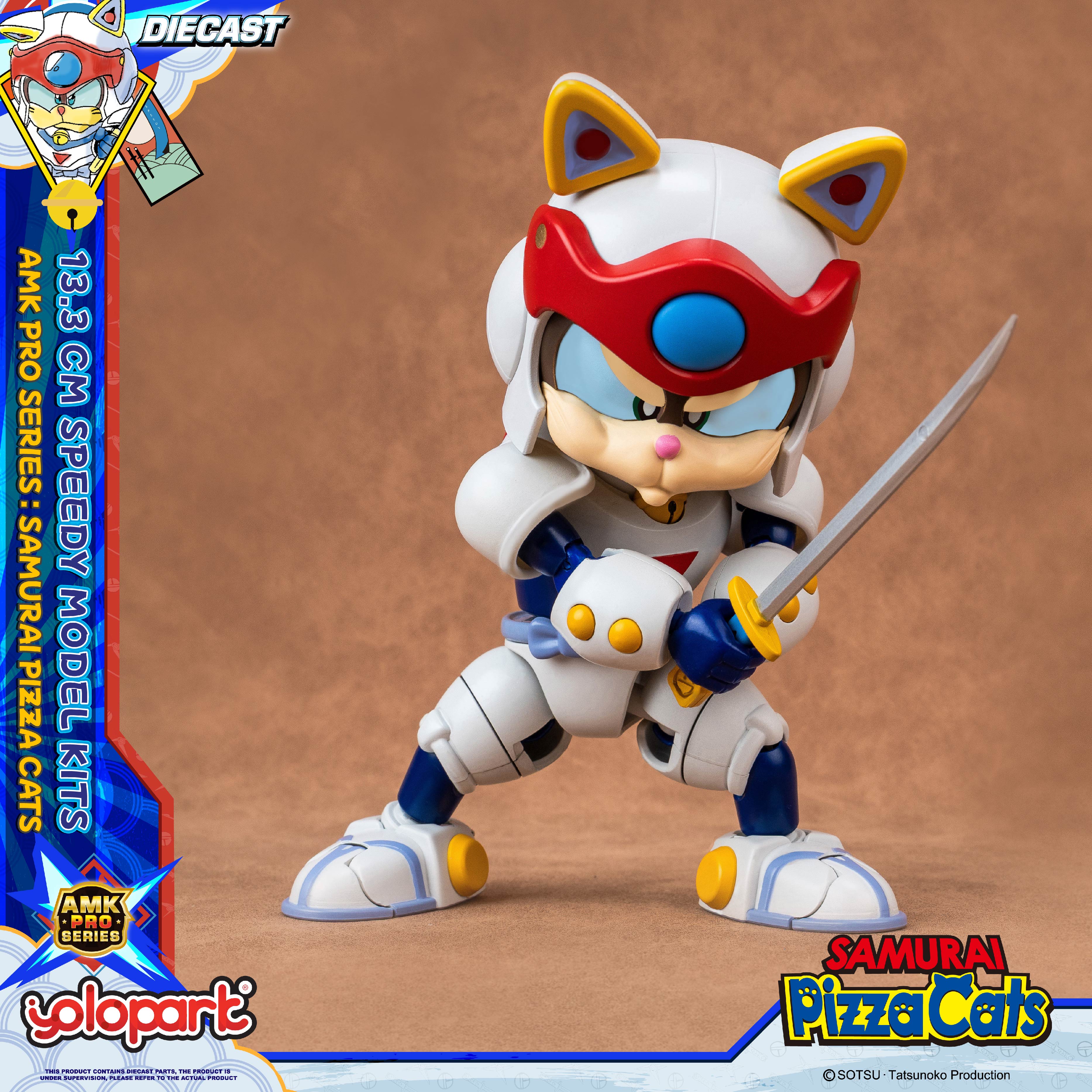 YOLOPARK 13.3cm Samurai Pizza  - Model Kit Yolopark reseña y precio