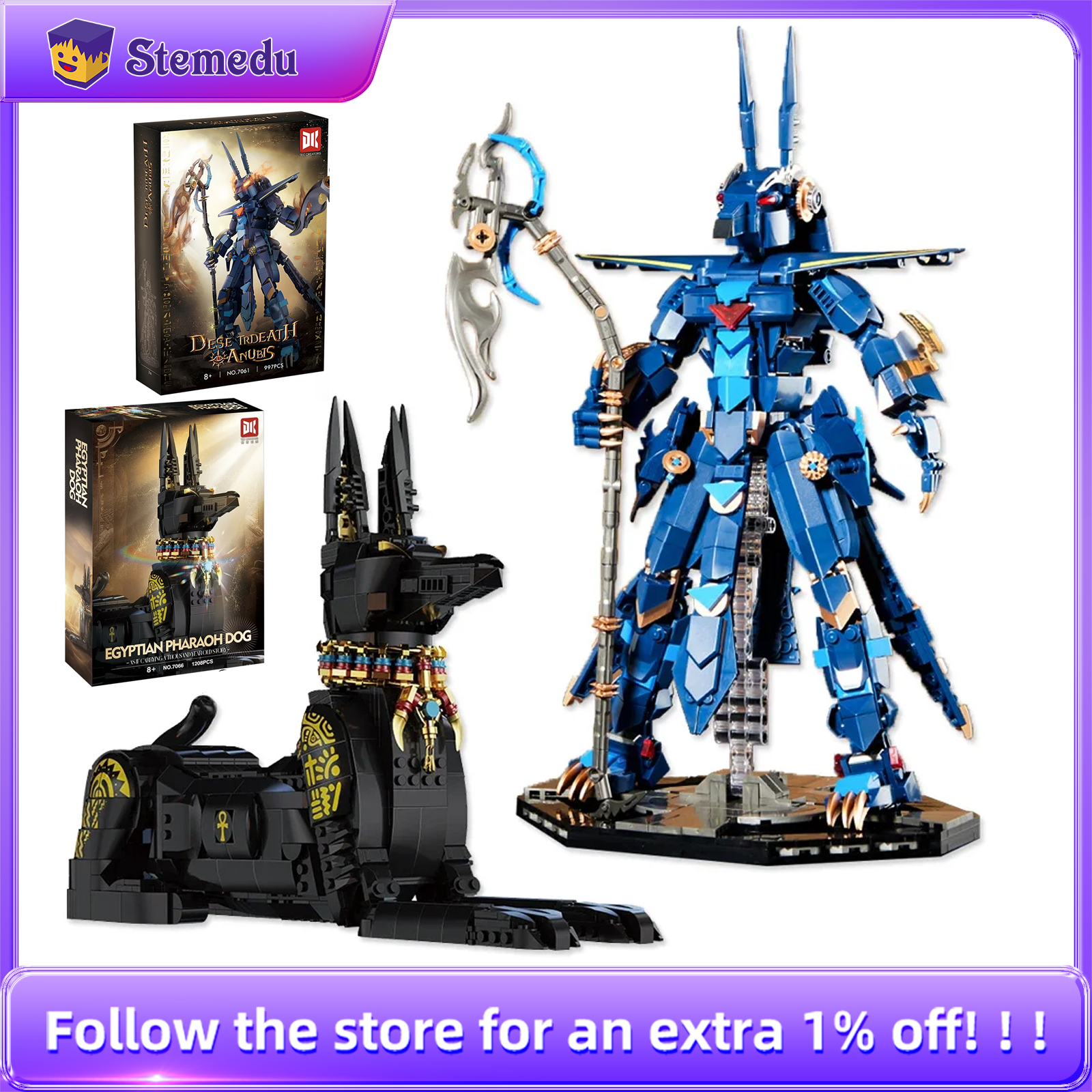 Egyptian Anubis Building Kit - - Model Kit Anubis reseña y precio