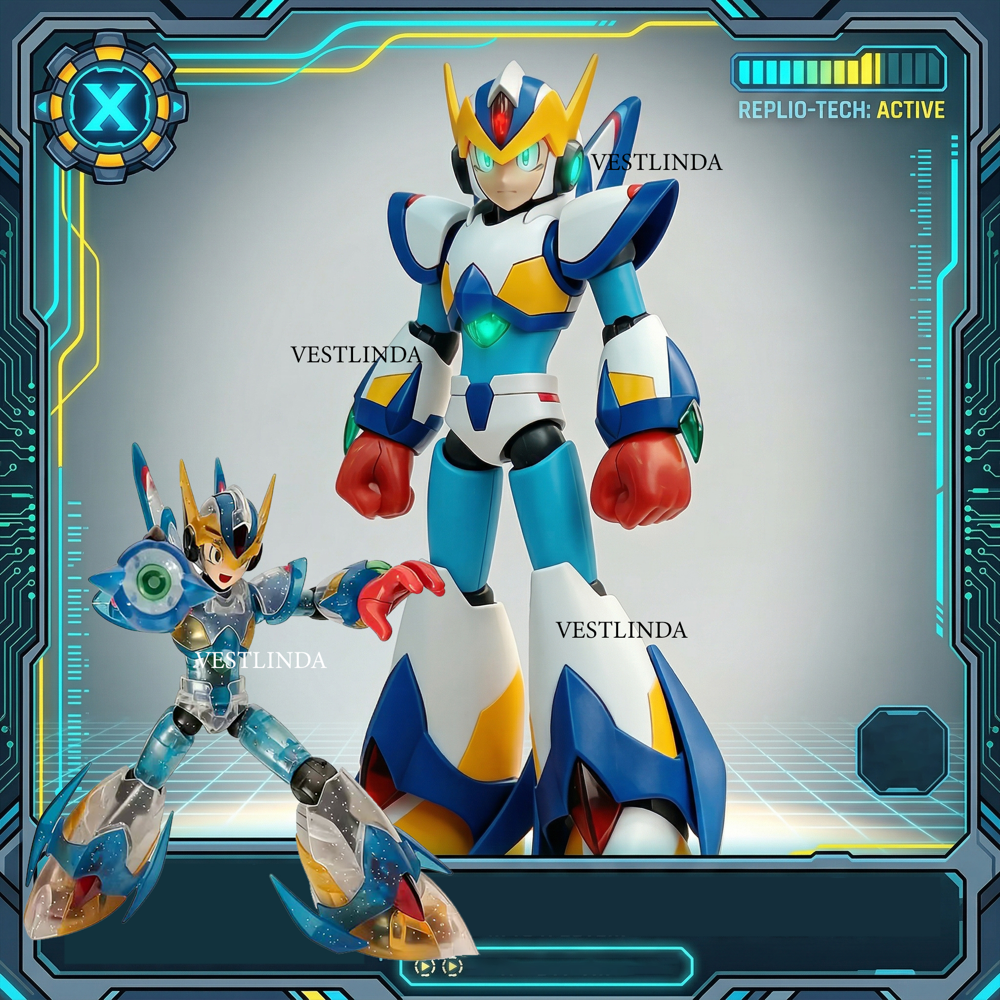 SS Rockman KP701 X Falcon Armo - Model Kit Zero Megaman reseña y precio