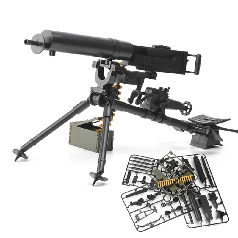 4D 1/6 MG08 Maxim Machine Gun  - Model Kit Megazord reseña y precio