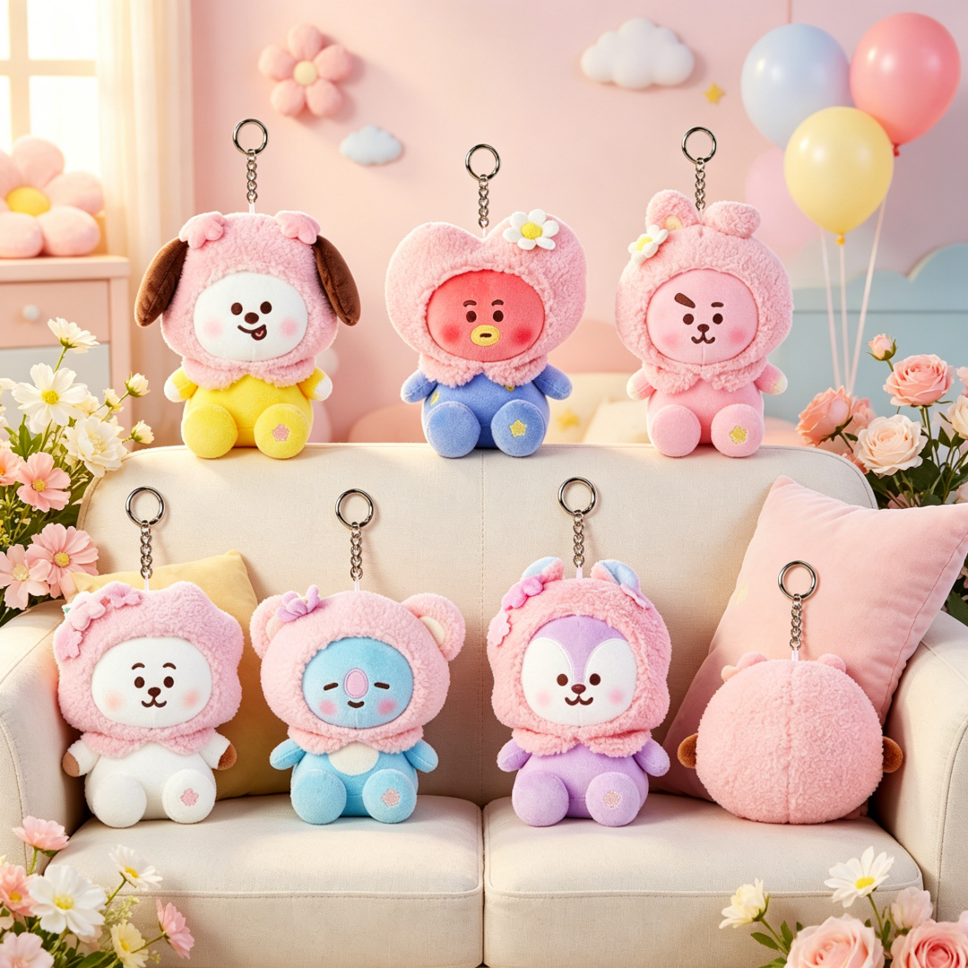 KPOP BT21 Cherry Blossom Serie - Model Kit Mobil reseña y precio