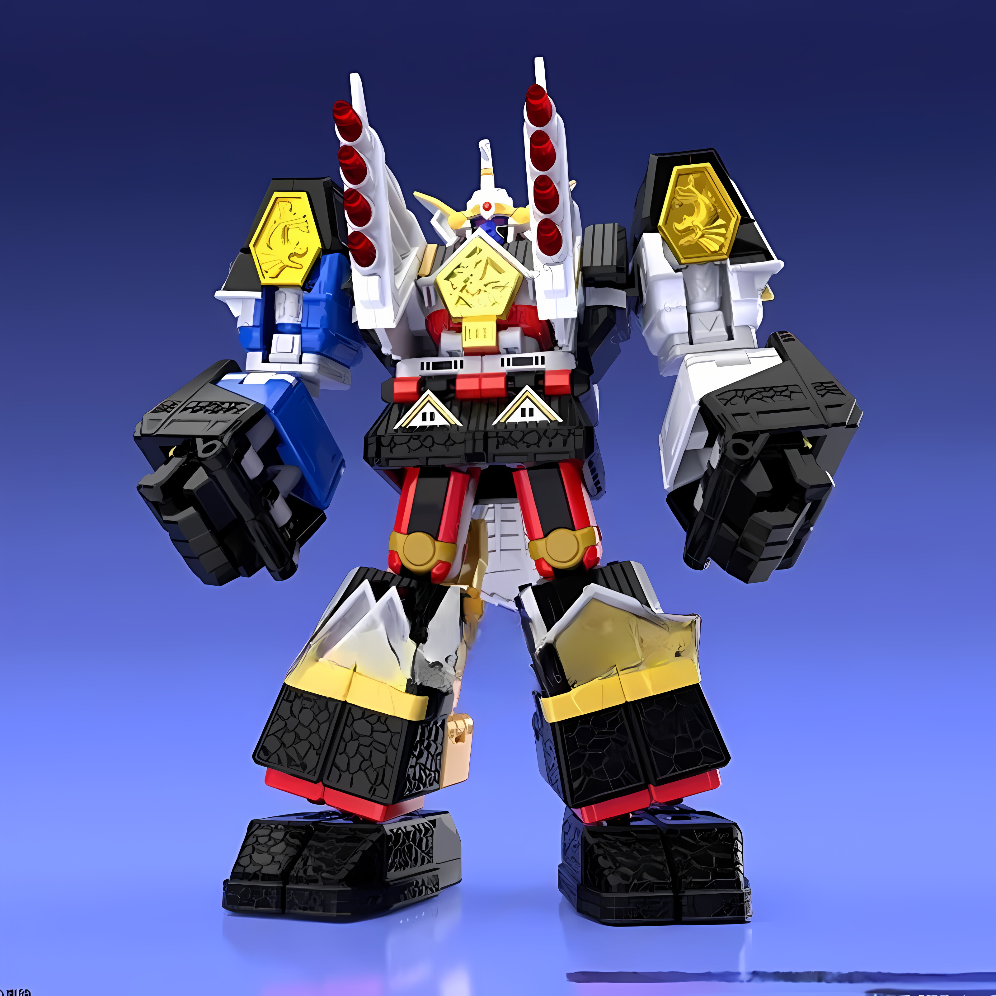 BANDAI caja Original Super Min - Model Kit Megazord reseña y precio