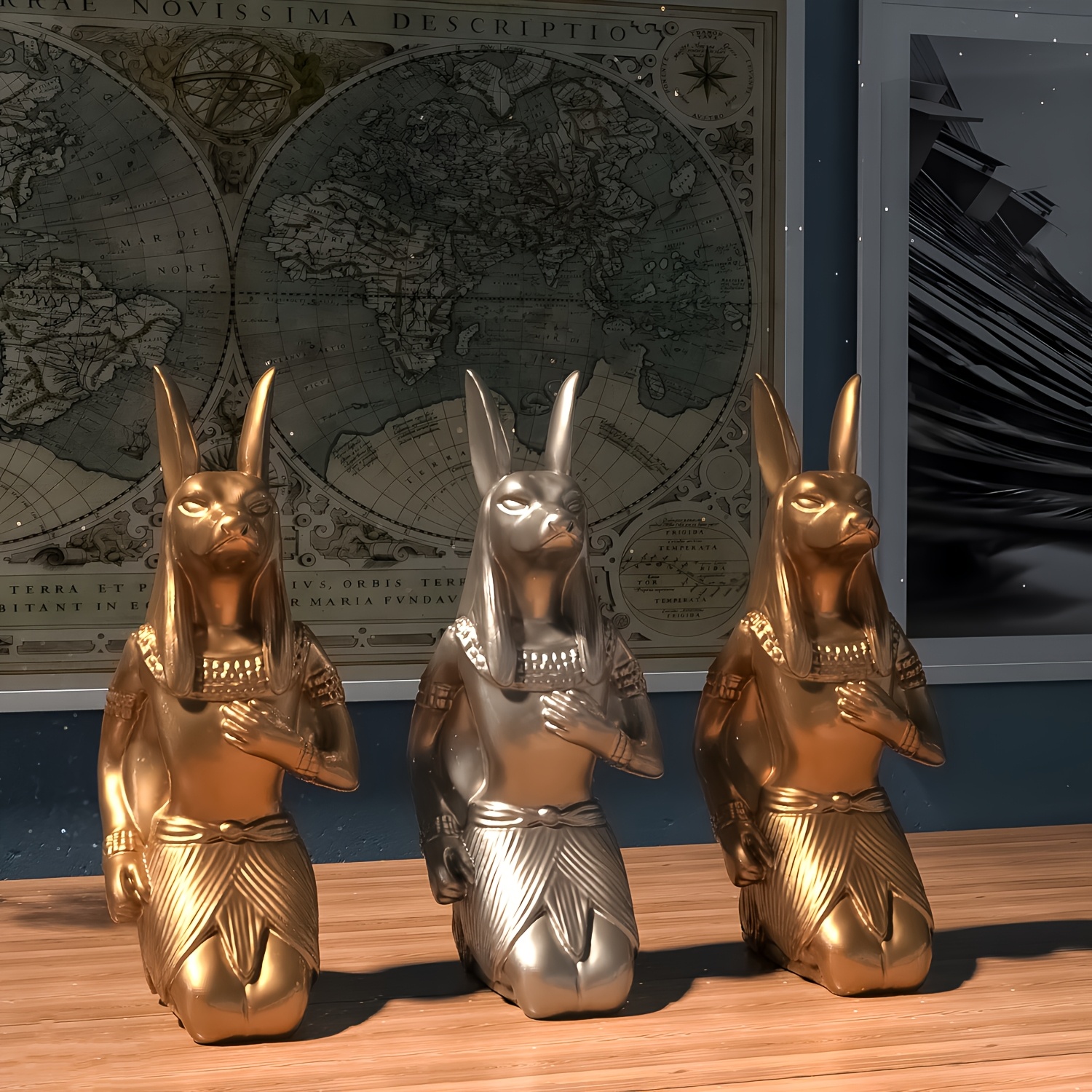 1/2pcsSilicone Mold for Egypti - Model Kit Anubis reseña y precio