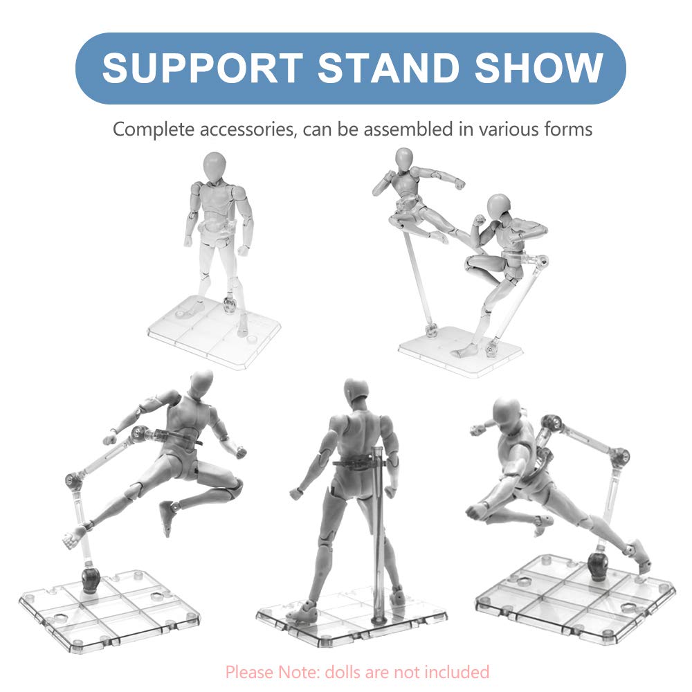 Clear Action Figure Stand,Asse - Model Kit Hg reseña y precio