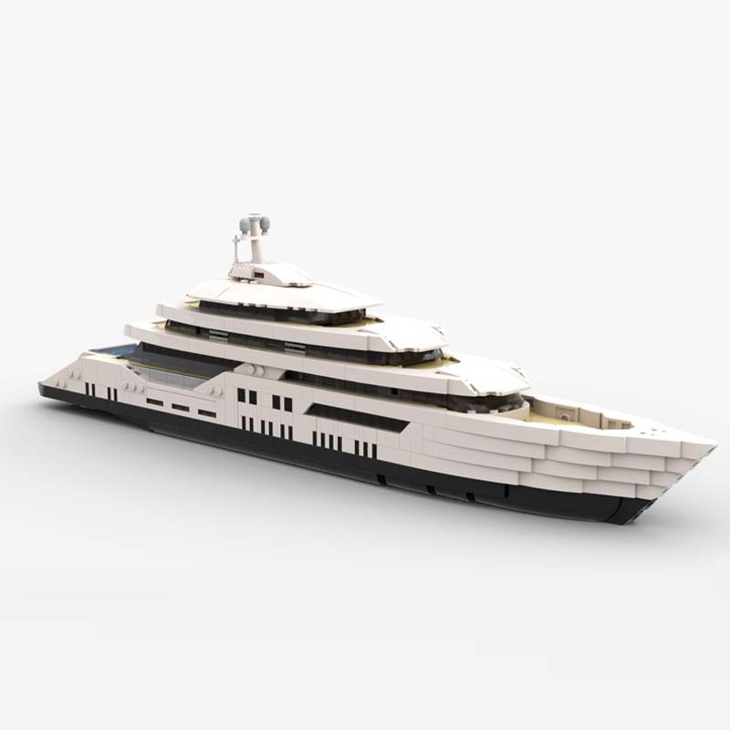 New 1651Pcs Moc White Ship Cit - Model Kit Yacht reseña y precio