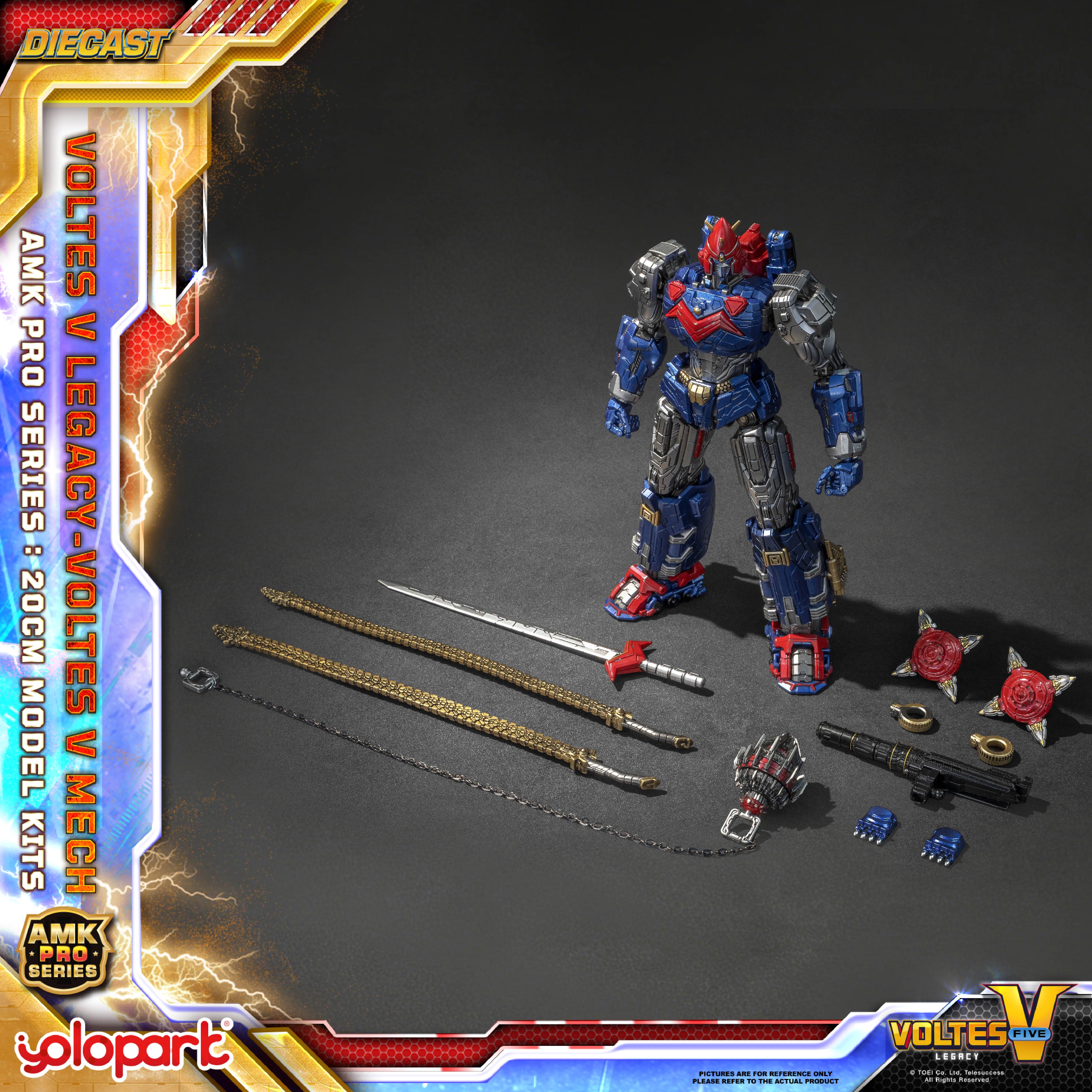 YOLOPARK AMK PRO Series Voltes - Model Kit Yolopark reseña y precio