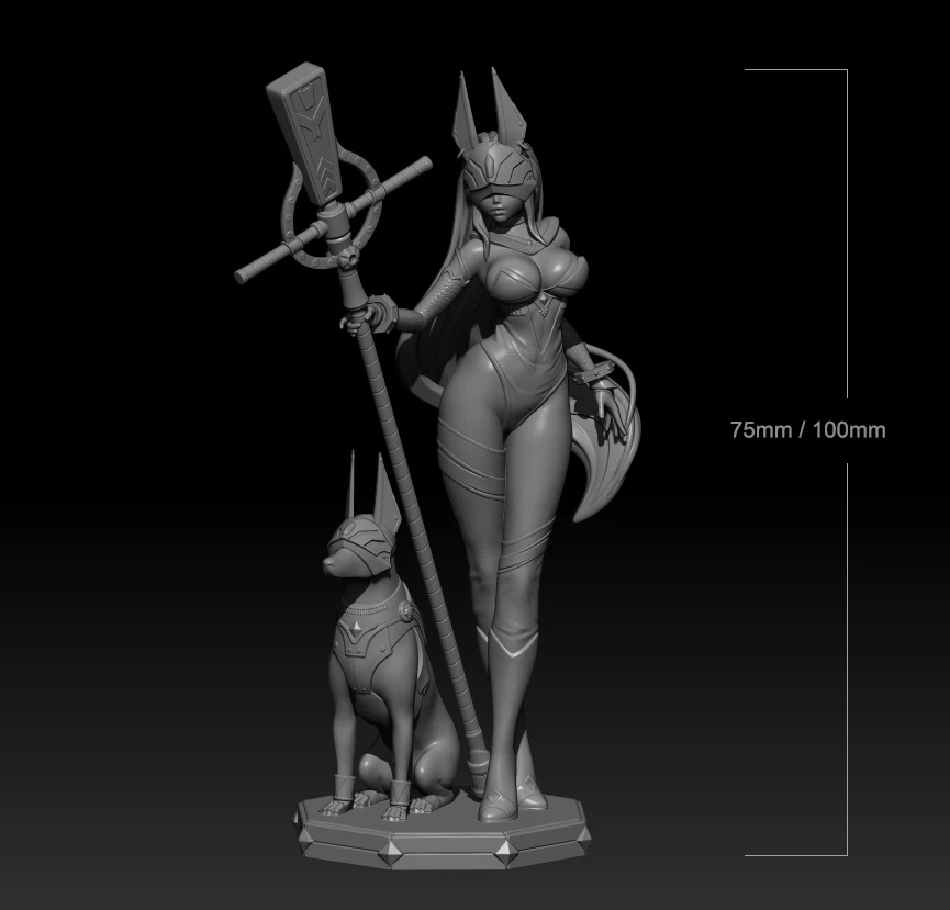 1/24 1/18 Resin Model Kits Anu - Model Kit Anubis reseña y precio