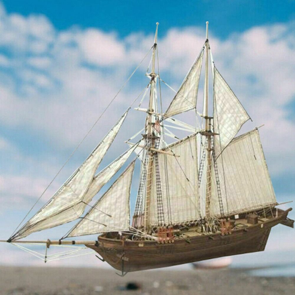 1:100 Scale Wooden Ships Model - Model Kit Yacht reseña y precio
