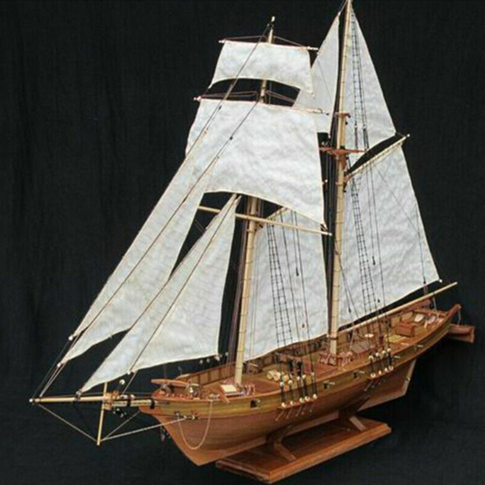 1:100 Scale Wooden Ships Model - Model Kit Yacht reseña y precio