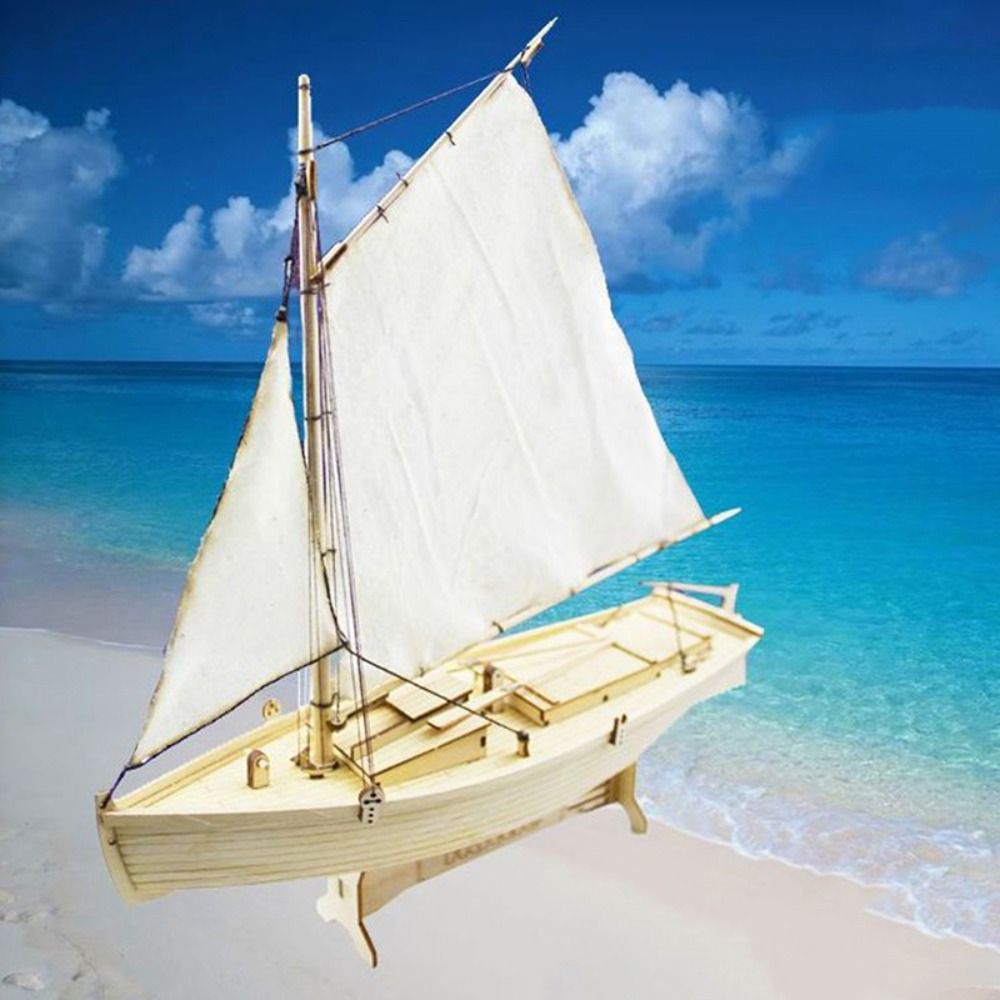 1:100 Scale Wooden Ships Model - Model Kit Yacht reseña y precio