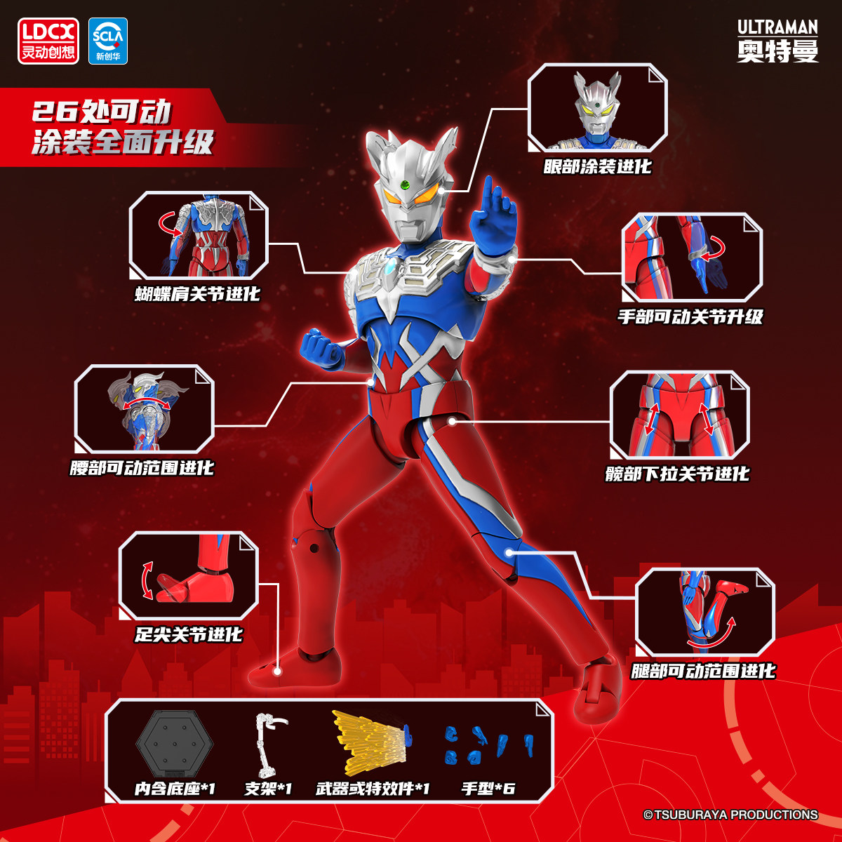 Ldcx Ultraman Blind Box Articu - Model Kit Zero Megaman reseña y precio