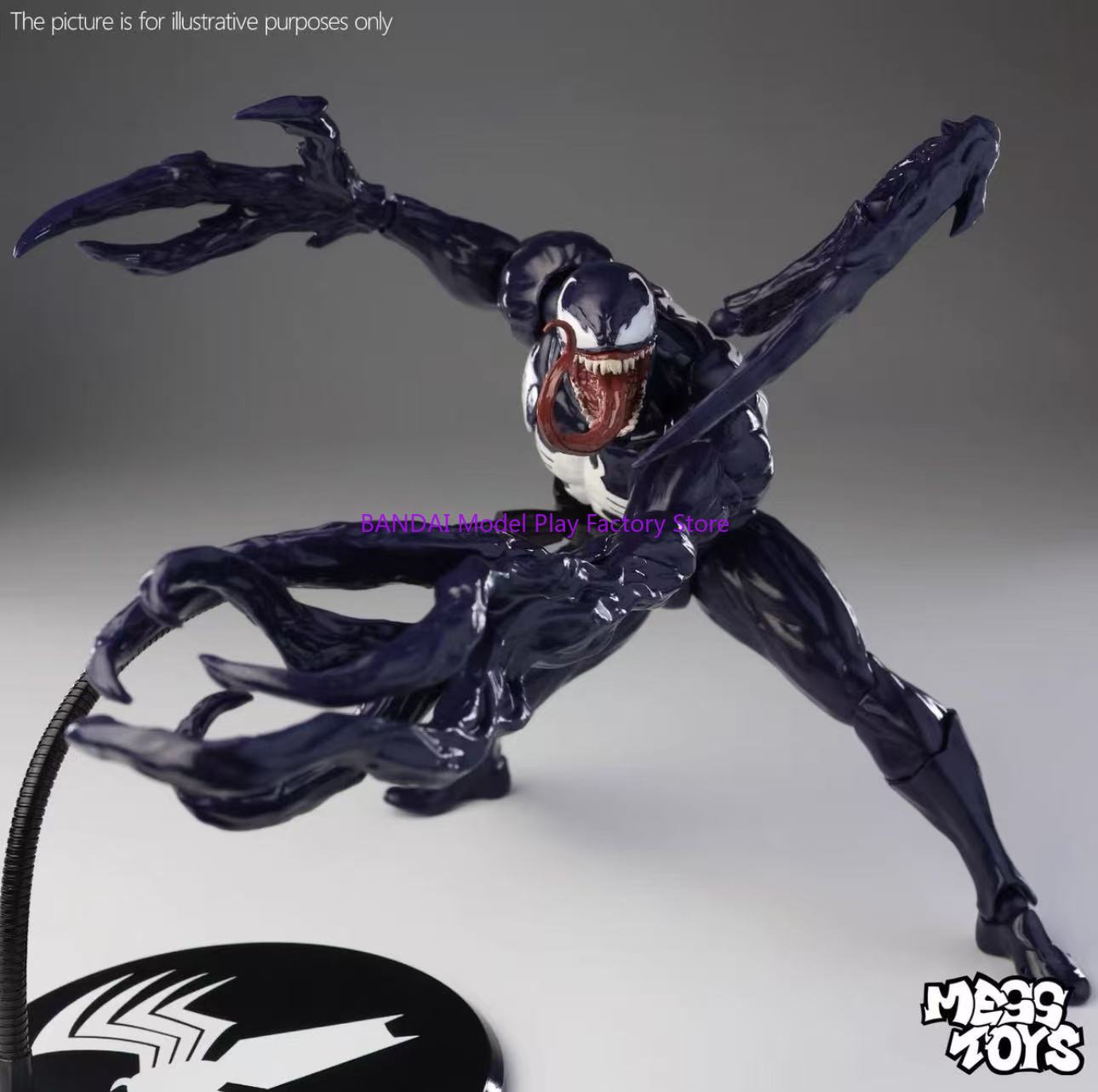 NEW Mess Toys Venom Spider Man - Model Kit Batman reseña y precio