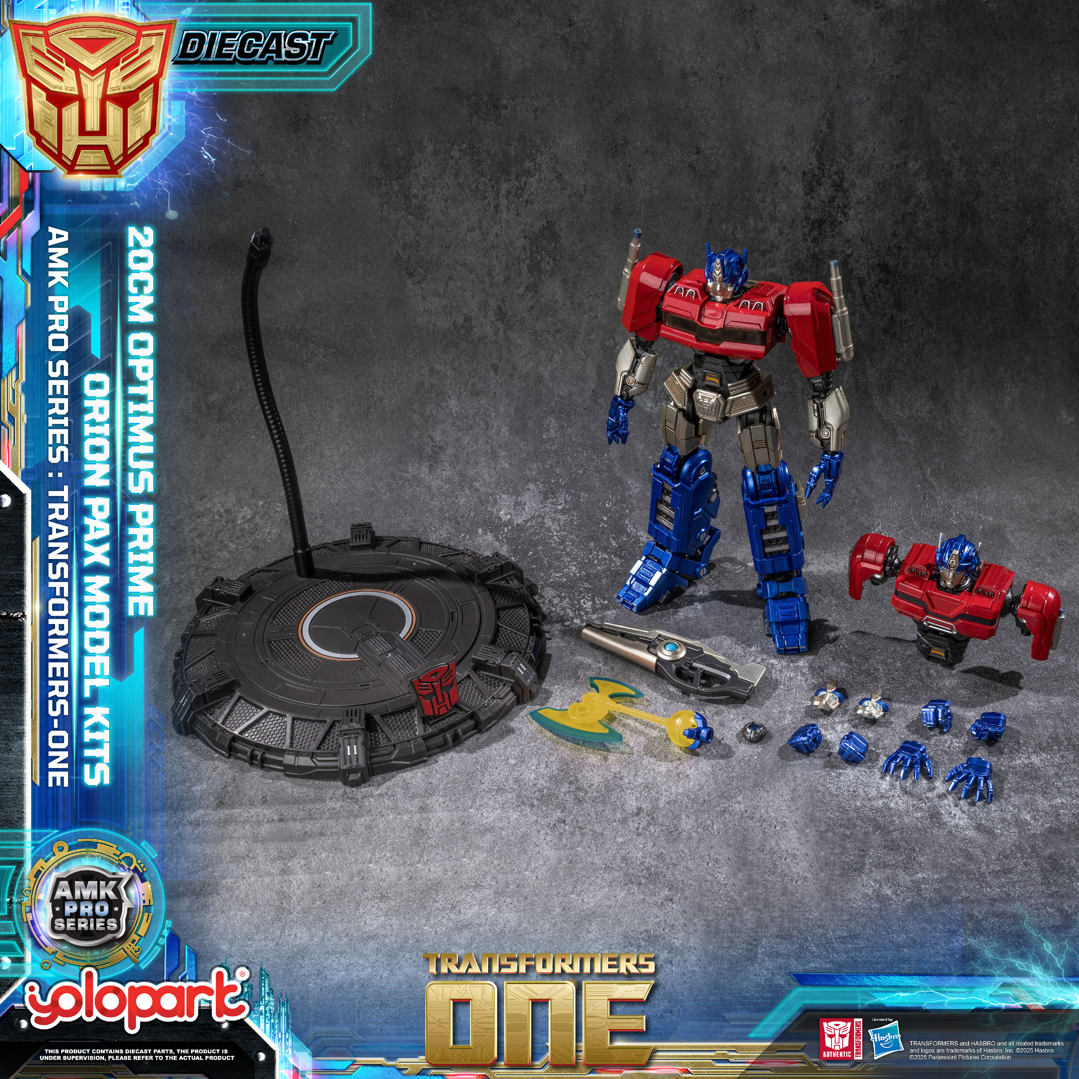 YOLOPARK TRANSFORMERS ONE: AMK - Model Kit Yolopark reseña y precio