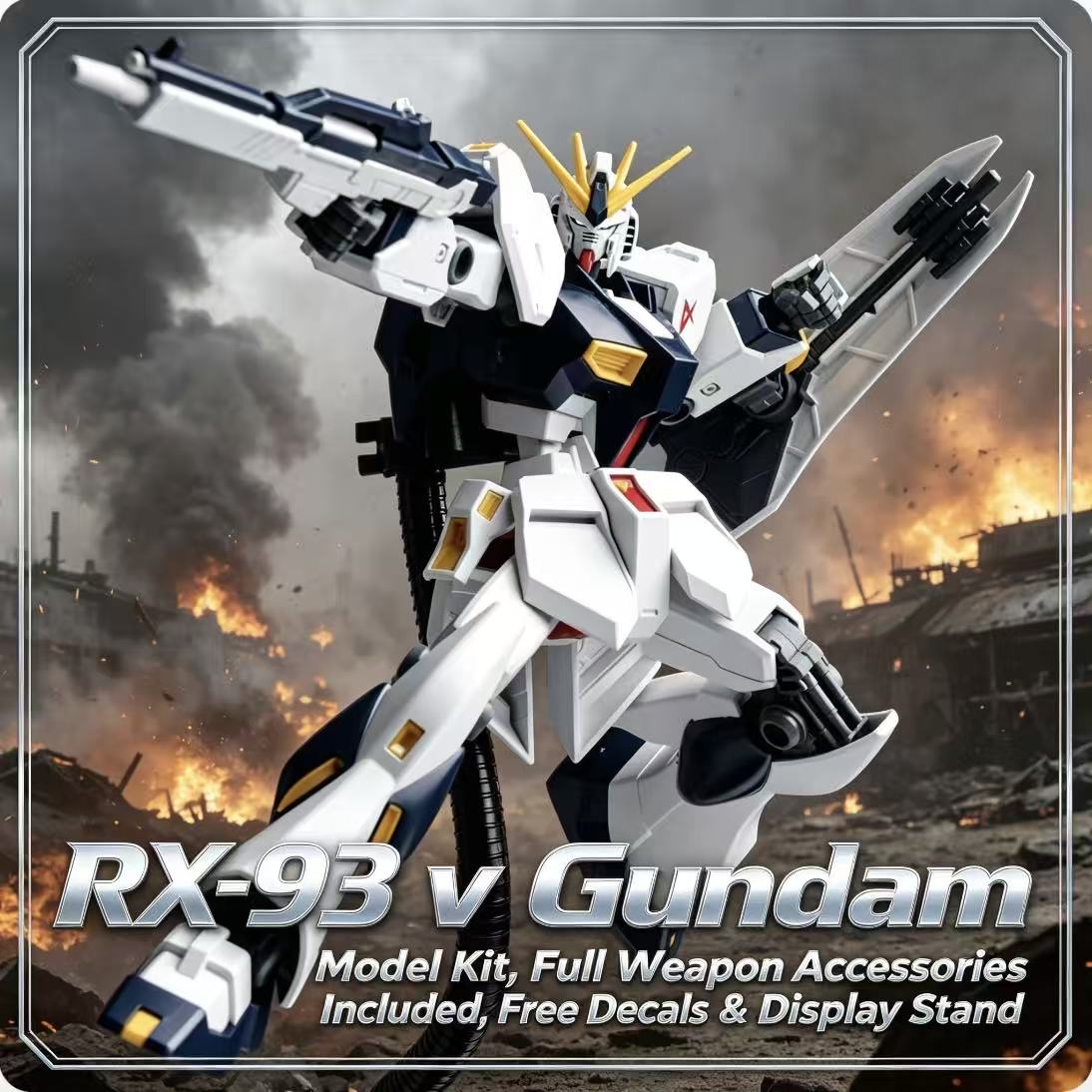 93HG 1/144 ENTRY GRADE RX-93 V - Model Kit Entry Grade reseña y precio