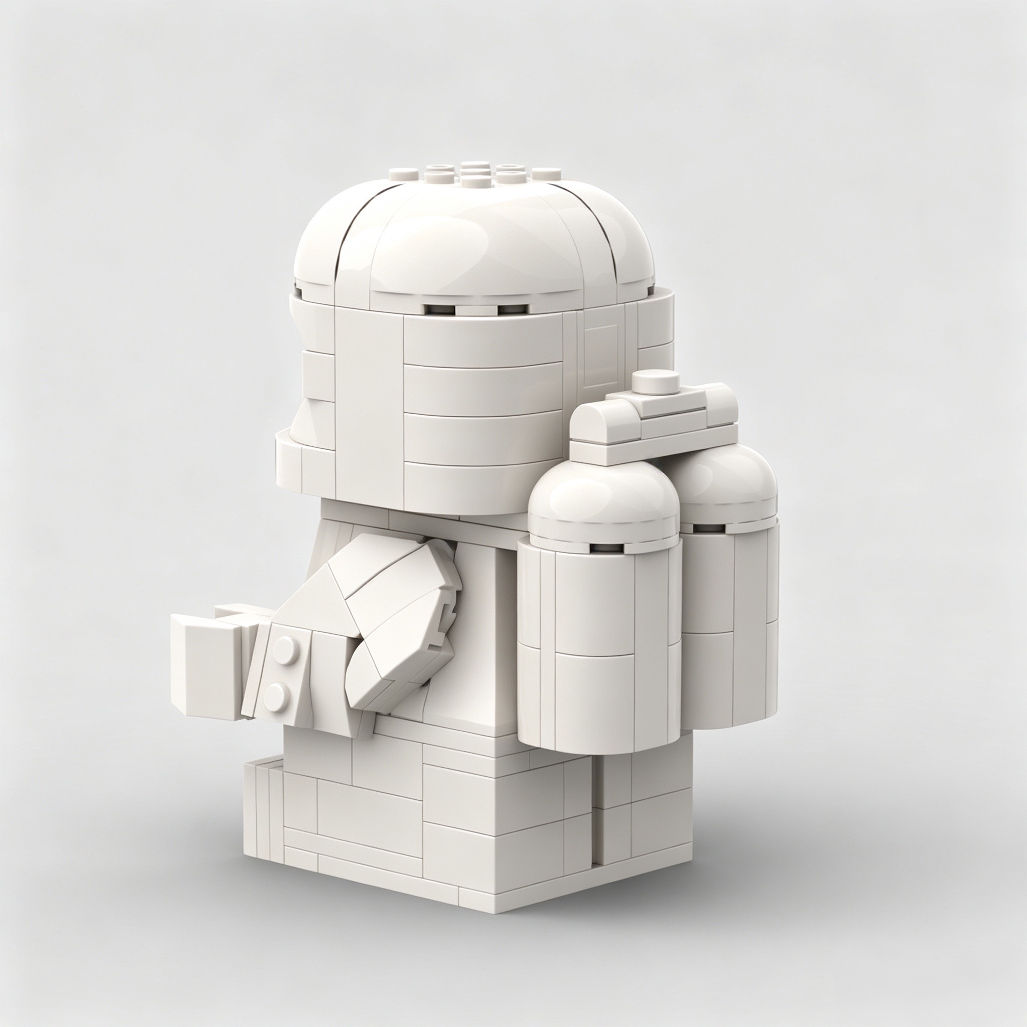 Retro Space Explorer Building  - Logo Model Kit reseña y precio