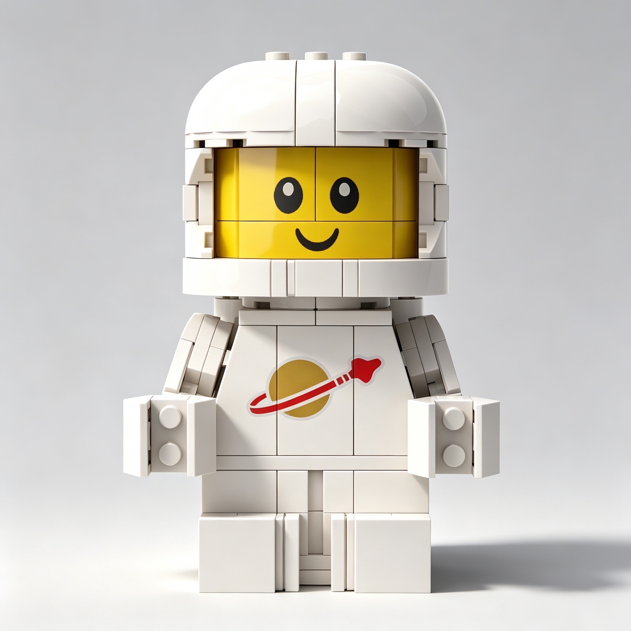 Retro Space Explorer Building  - Logo Model Kit reseña y precio
