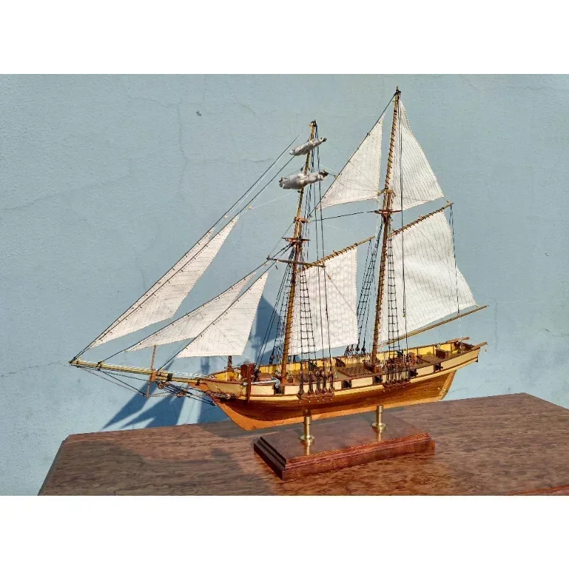Wooden Assembled Antique Sailb - Model Kit Yacht reseña y precio
