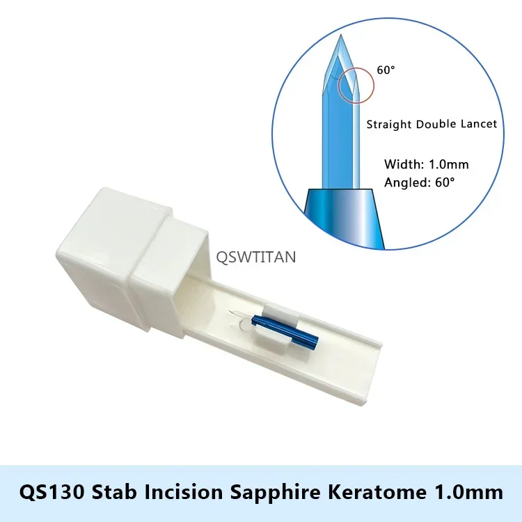 Sapphire keratome knife Straig - Model Kit Lancelot reseña y precio